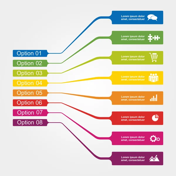 Infografische Design-Vorlage. Vektorillustration. — Stockvektor