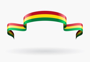 Bolivya bayrak arka plan. Vektör çizim.