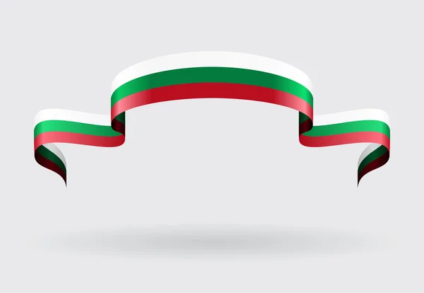 Bulgaristan bayrağı arka plan. Vektör çizim. — Stok Vektör