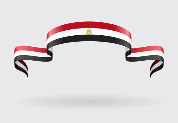 Egyptische vlag achtergrond. Vectorillustratie. — Stockvector