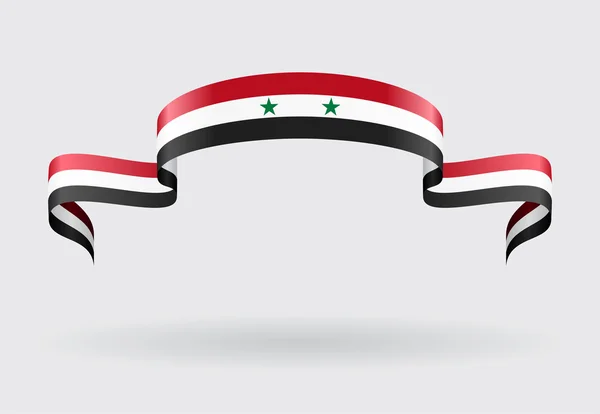 Fond du drapeau syrien. Illustration vectorielle . — Image vectorielle