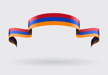 Ermenistan bayrağı arka plan. Vektör çizim.