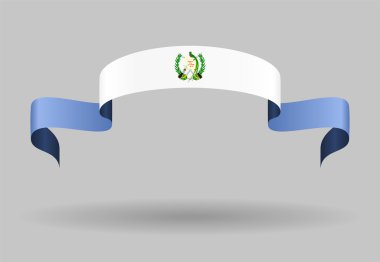 Guatemala bayrağı arka plan. Vektör çizim.