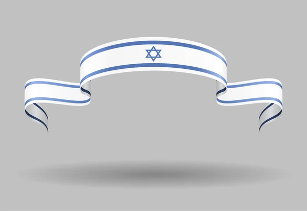 Σημαία του Ισραήλ φόντο. Vector εικονογράφηση. — Διανυσματικό Αρχείο