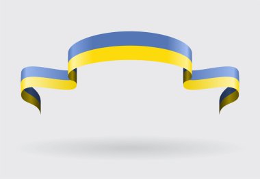 Ukrayna bayrağı arka plan. Vektör çizim.