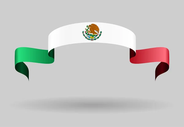 Mexicansk flag baggrund. Vektorillustration . – Stock-vektor