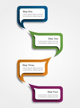 Infographic tasarım şablonu. vektör çizim.