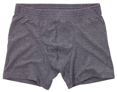 biancheria intima maschile isolato su sfondo bianco.