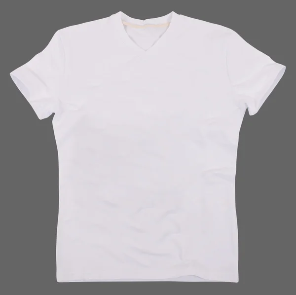 Mens t-shirt isolated on gray background. — Stock Photo, Image
