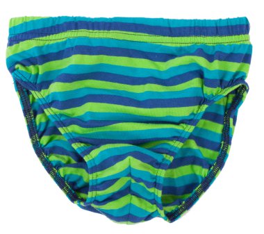 Beyaz arka plan üzerinde izole erkek iç giyim.