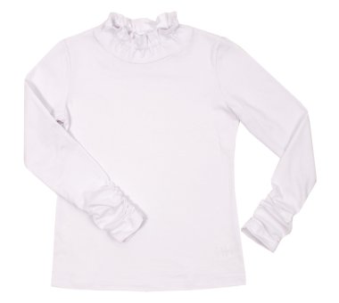 çocuk kadın bluzu beyaz zemin üzerine izole