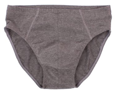 Beyaz arka plan üzerinde izole erkek iç giyim.