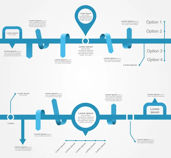 Infographic šablony pro obchodní návrh. vektor — Stockový vektor