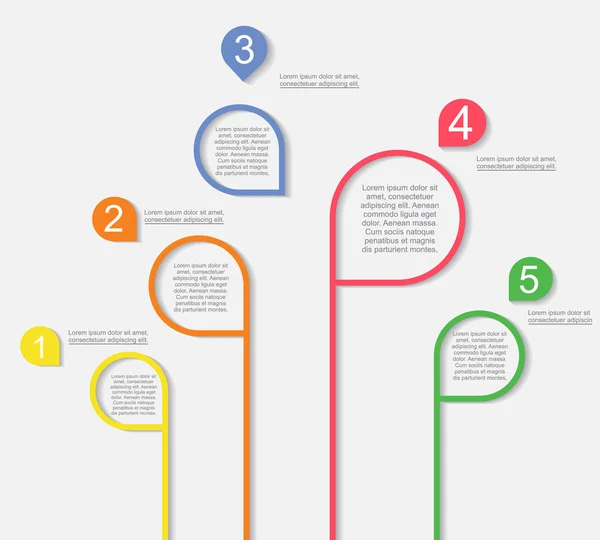 Infographic templates for business design. Vector — Stock Vector