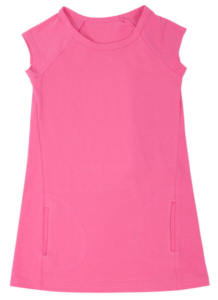 Маленькое платье для девочек. Изолированные на белом
