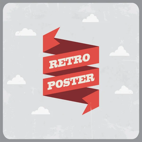 Vintage Typografie Hintergrund. Vektorillustration — Stockvektor