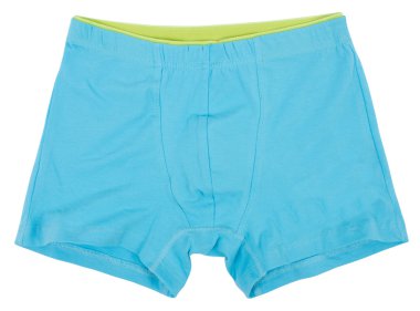 Beyaz arka plan üzerinde izole erkek iç giyim