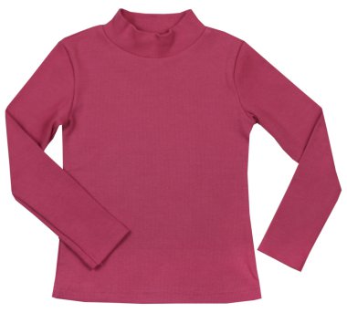 Çocuk kadın gömlek beyaz arka plan üzerinde izole