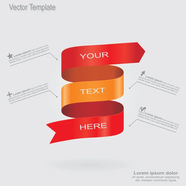 Moderní design šablona. vektorové ilustrace — Stockový vektor
