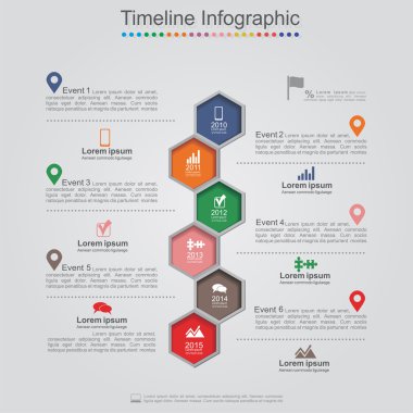 Infographics öğesi web tasarım düzeni. Vektör