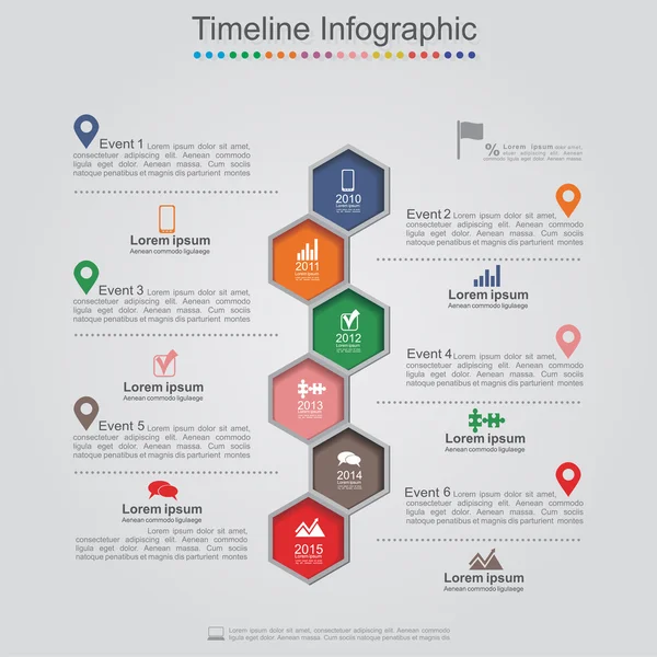 Infographics element web design layout. Vektor — Stock vektor