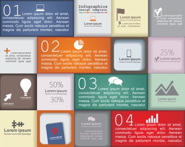 Infographic tasarım şablonu. vektör çizim