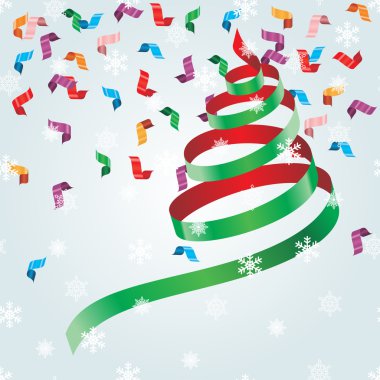 Parlak flamalar veya parti kıvrıla kıvrıla. Vektör