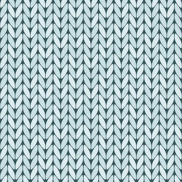 Knitted seamless pattern. Vector illustration — Stock Vector