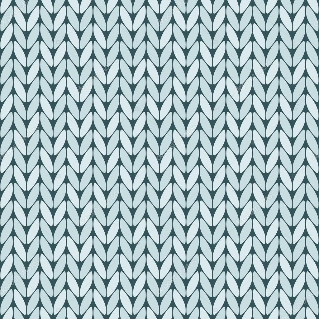 Knitted seamless pattern. Vector illustration