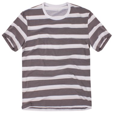 erkek t-shirt beyaz zemin üzerine izole..