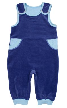 Beyaz arka plan üzerinde izole çocuk elbise.