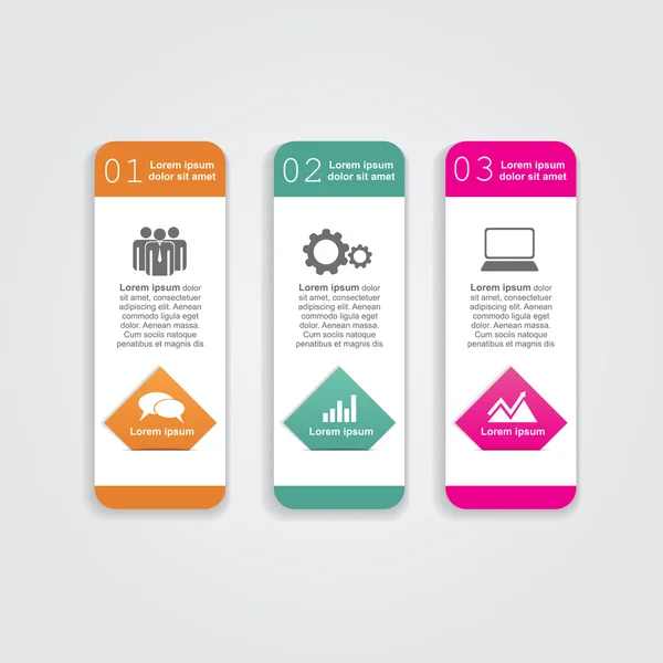 Infográfico abstracto. Ilustração vetorial —  Vetores de Stock