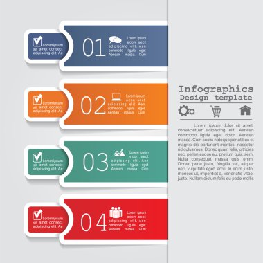 Soyut Infographic. Vektör çizim Eps8.