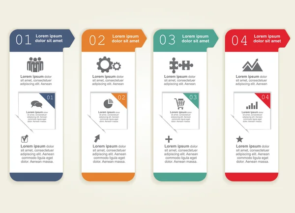 Infográfico. Ilustração vetorial — Vetor de Stock