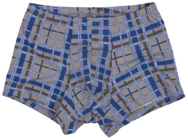 Beyaz arka plan üzerinde izole erkek iç giyim.