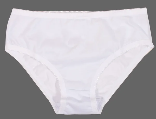 Womens panties isolated on gray background. — Stock Photo, Image