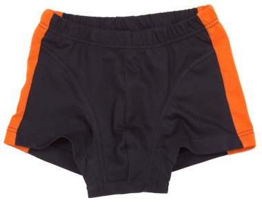 Beyaz arka plan üzerinde izole erkek iç giyim.