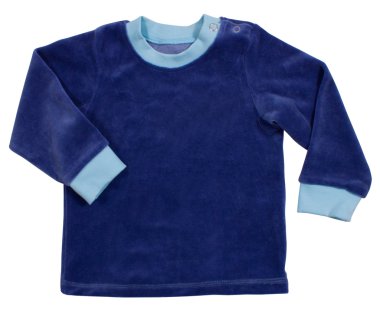 Beyaz arka plan üzerinde izole çocuk gömlek.