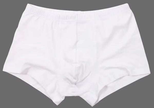 Male underwear isolated on gray background. — Stock Photo, Image