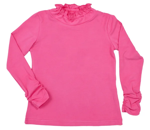 Blusa rosa aislada sobre fondo blanco — Foto de Stock