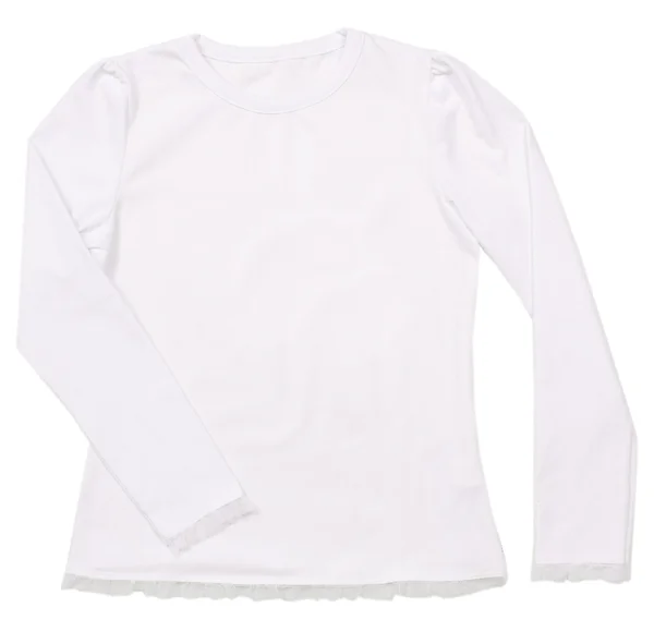 Blusa meninas isolado no fundo branco — Fotografia de Stock