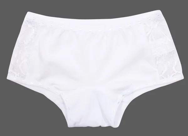 Womens panties isolated on gray background. — Stock Photo, Image