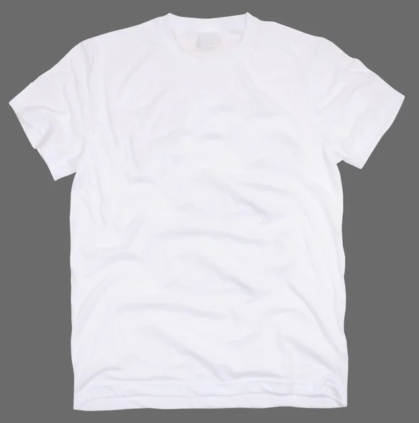 Mens t-shirt isolated on gray background. — Stock Photo, Image