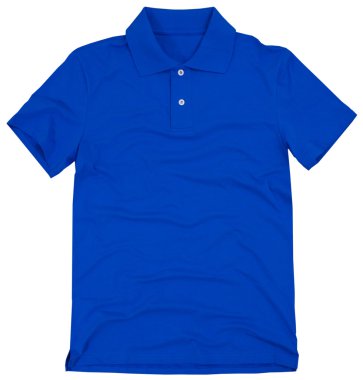 Polo tişörtü beyaz arkaplanda izole.