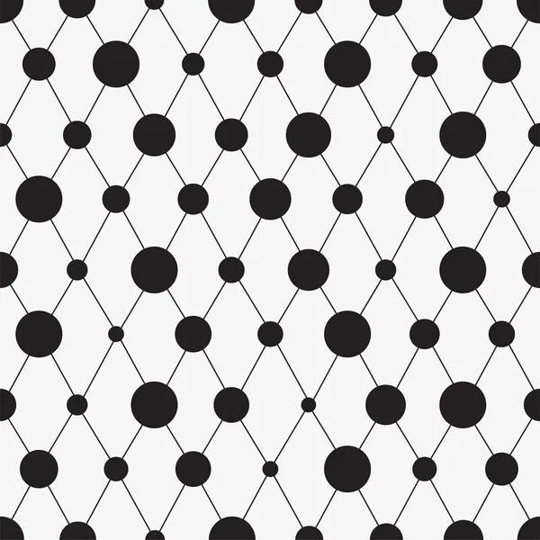 Αφηρημένη αδιάλειπτη μοτίβο με κύκλους. Εικονογράφηση διανύσματος — Διανυσματικό Αρχείο