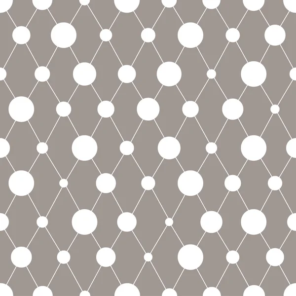 Abstrakt sömlöst mönster med cirklar. Vektorillustration — Stock vektor