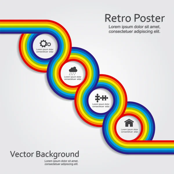 Šablona návrhu Infographic. vektorové ilustrace — Stockový vektor