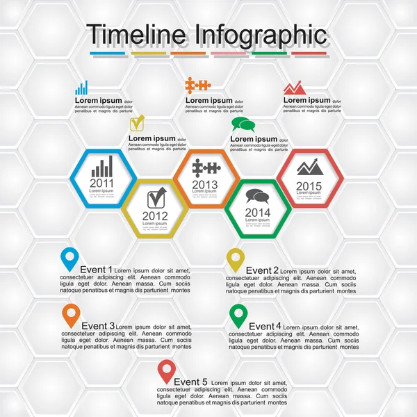 Infographic tasarım şablonu. vektör çizim — Stok Vektör