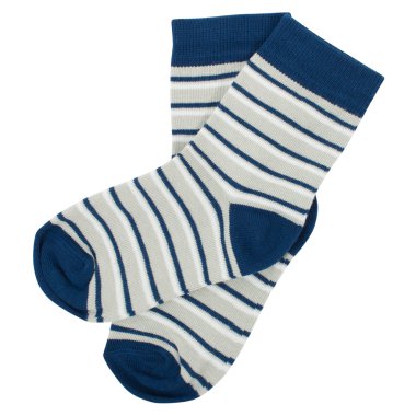 Çift çorap. Beyaz bir arka plan üzerinde izole.