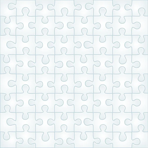 Abstract gray puzzle background template. Vector — Stock vektor